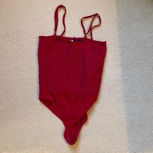 UO Red Body Suit
